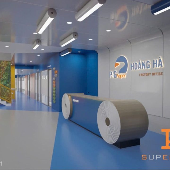 Văn phòng nhà máy giấy Hoàng Hà