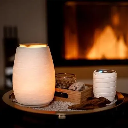 Ánh sáng và mùi hương trong spa Khu vực spa dùng ánh sáng ấm gián tiếp kết hợp hệ khuếch tán tinh dầu